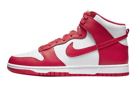 nike dunk rood wit|Nike dunk high.